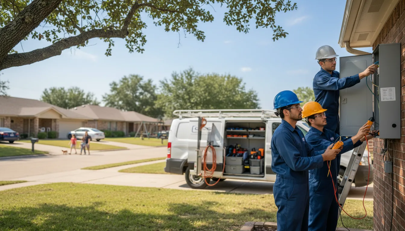 Certified electrician providing emergency electrical services in Brooker, FL